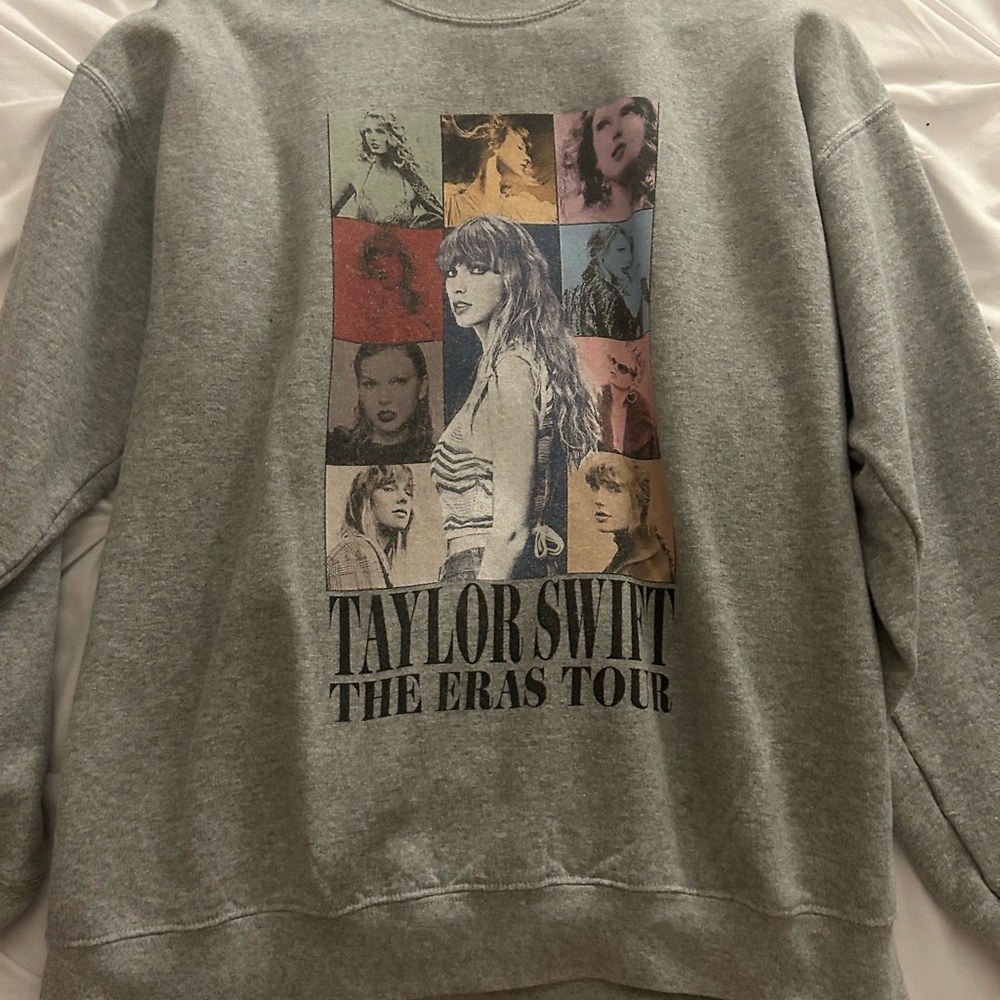 Taylor Swift Gray Graphic Sweatshirt